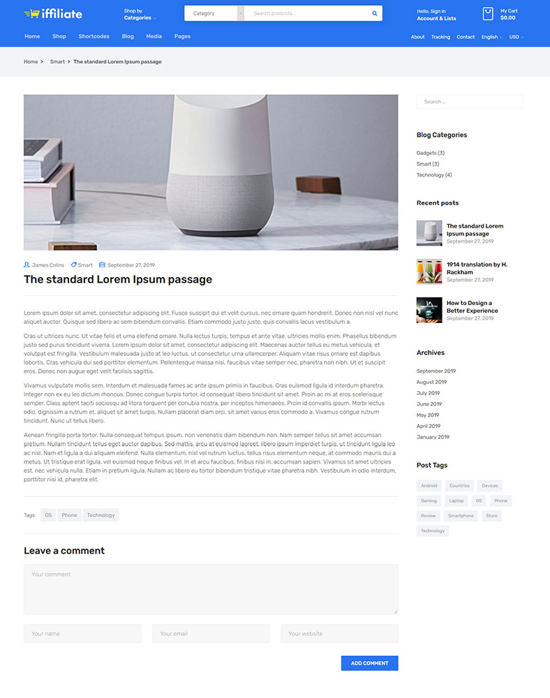 Iffiliate_Single_Article